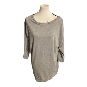 Adam Levine Long Sleeve Shirt Gray (L)